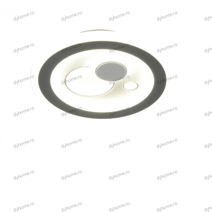 Plafoniera LED circular design alb, 3 tipuri de lumina, 60W [1]