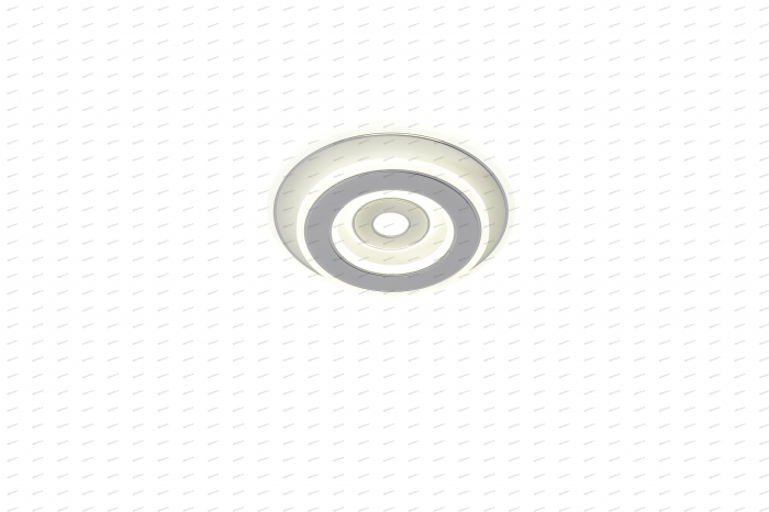Plafoniera LED circular design alb, 3 tipuri de lumina, 72W [4]