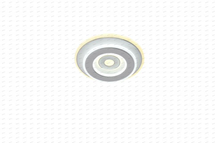 Plafoniera LED circular design alb, 3 tipuri de lumina, 72W [5]