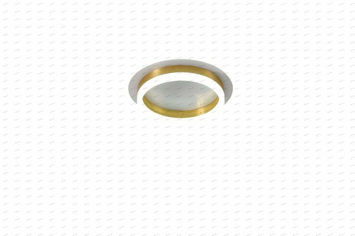 Plafoniera LED circular design auriu, 3 tipuri de lumina, 50W [5]