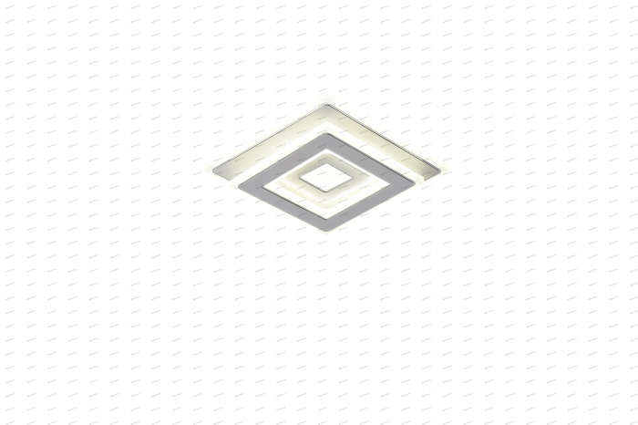 Plafoniera LED partrat design alb, 3 tipuri de lumina, 50W [4]