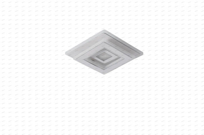 Plafoniera LED partrat design alb, 3 tipuri de lumina, 50W [2]