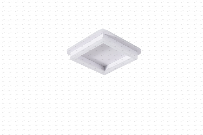 Plafoniera LED partrat design alb, 3 tipuri de lumina, 64W [2]