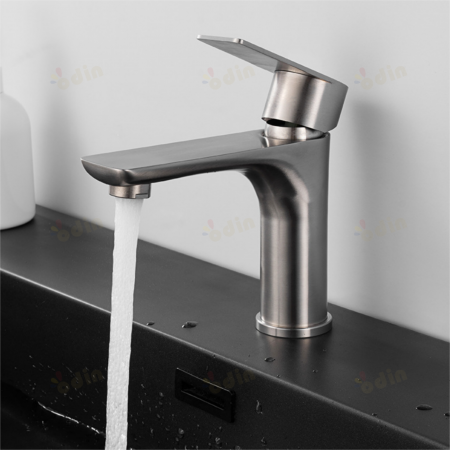 Baterie lavoar pipa fixa, Monocomanda, Gri [1]