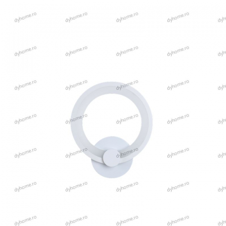 Aplica de perete circular design alb, 3 tipuri de lumina, 24 W [1]