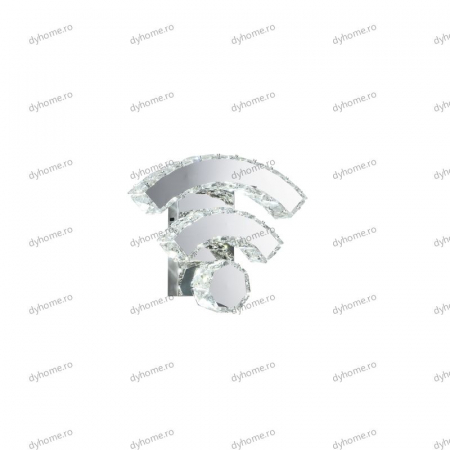 Aplica de perete cristal wifi design, 3 tipuri de lumina, 18W [5]