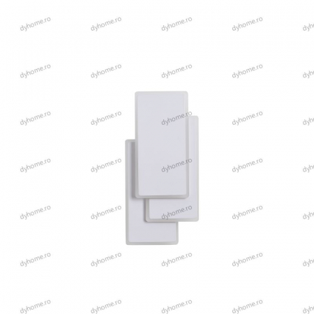 Aplica de perete LED dreptunghi design alb, 3 tipuri de lumina, 54W [1]