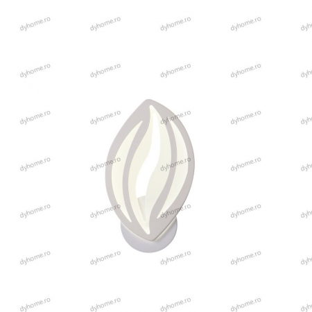 Aplica de perete LED frunze design alb, tipuri de lumina, 24W [3]