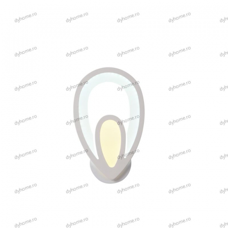 Aplica de perete LED  măsline design alb, tipuri de lumina, 34W [3]