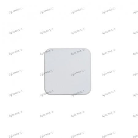 Aplica de perete LED partrat design alb touch, 3 tipuri de lumina, 28W [1]
