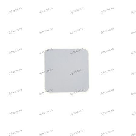 Aplica de perete LED partrat design alb touch, 3 tipuri de lumina, 28W [3]