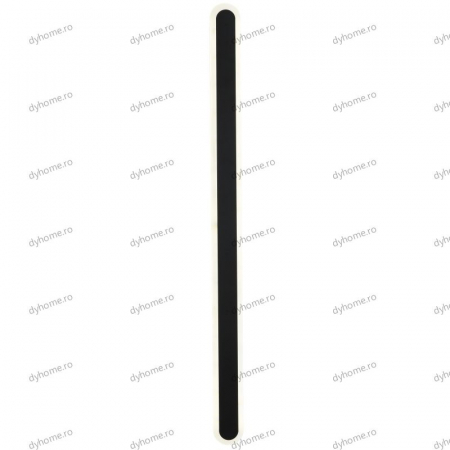 Aplica de perete LED strip light 800mm negru, 3 tipuri de lumina, 64W [3]