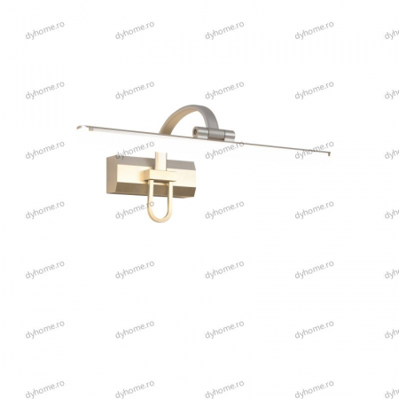Aplica LED argint pentru baie 45 cm, 3 tipuri de lumina, 30W [2]