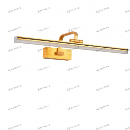 Aplica LED auriu pentru baie 58 cm, 3 tipuri de lumina, 36W [1]