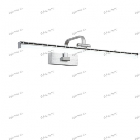 Aplica LED pentru baie argint 58 cm, 3 tipuri de lumina, 36W [4]