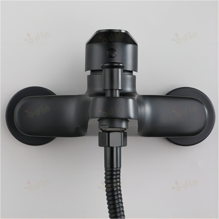 Baterie cada, Monocomanda pipa fixa, Negru [1]