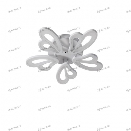 Lustra LED butterfly design alb cu telecomanda, dimabila, 130W [1]
