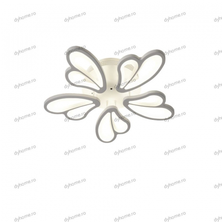 Lustra LED butterfly design alb cu telecomanda, dimabila, 130W [3]