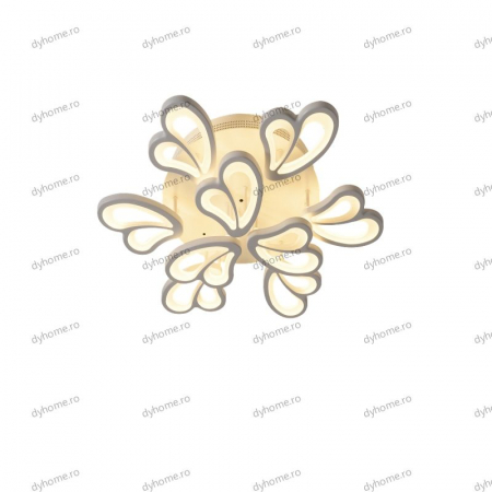 Lustra LED butterfly design alb cu telecomanda, dimabila, 234W [2]