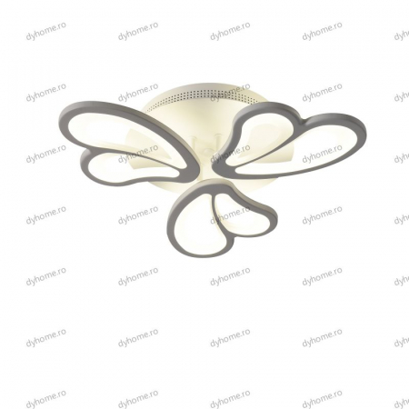 Lustra LED butterfly design alb cu telecomanda, intensitate reglabila,72W [3]