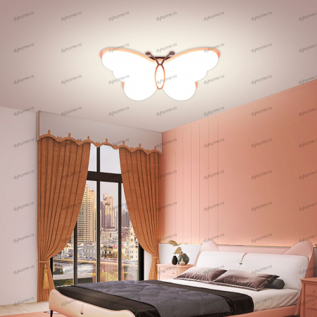 Corpuri De Iluminat - Lustra LED butterfly, telecomanda, dimabila, 120W