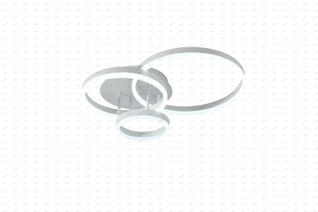 Lustra LED circular design alb cu telecomanda, dimabila, 112W [4]