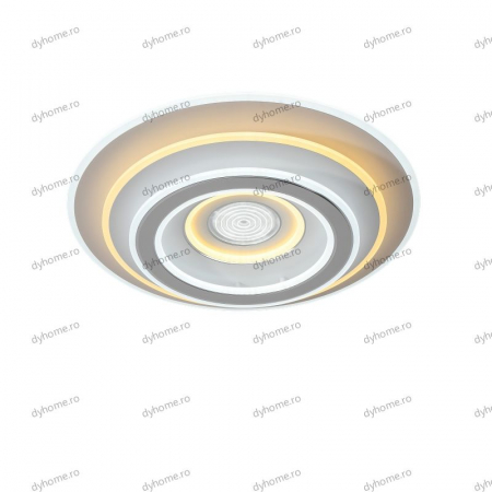 Lustra LED circular design alb cu telecomanda, dimabila, 254W [4]
