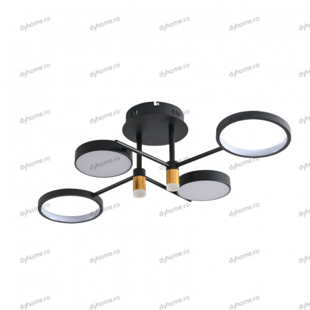 Lustra LED loft design cu telecomanda, dimabila, 100W [2]