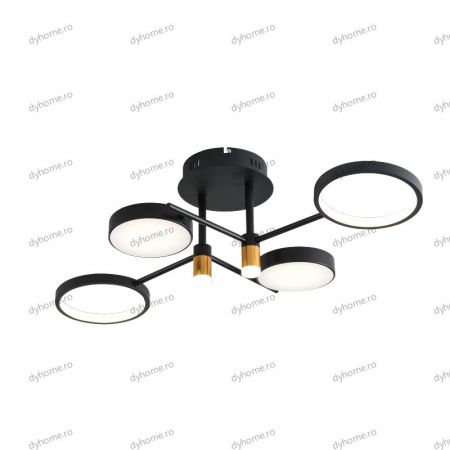 Lustra LED loft design cu telecomanda, dimabila, 100W [4]