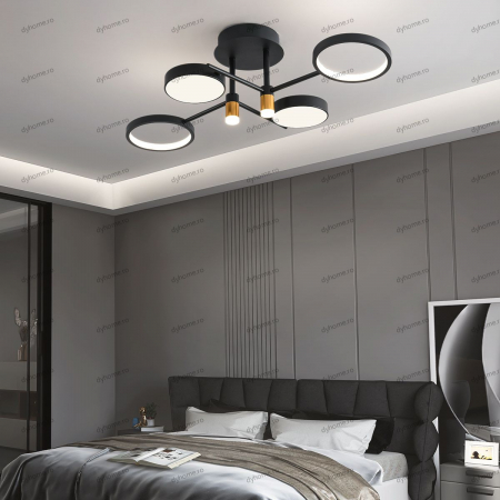 Candelabre & Cristale - Lustra LED loft design cu telecomanda, dimabila, 100W
