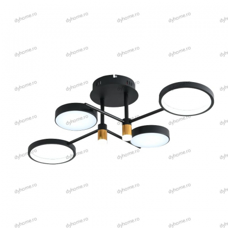 Lustra LED loft design cu telecomanda, dimabila, 100W [5]