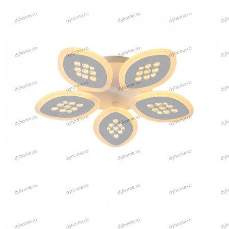 Lustra LED olive design alb cu telecomanda, dimabila, 70W [2]