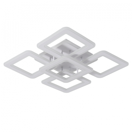 Lustra LED pătrat design alb cu telecomanda, dimabila, 360W [4]