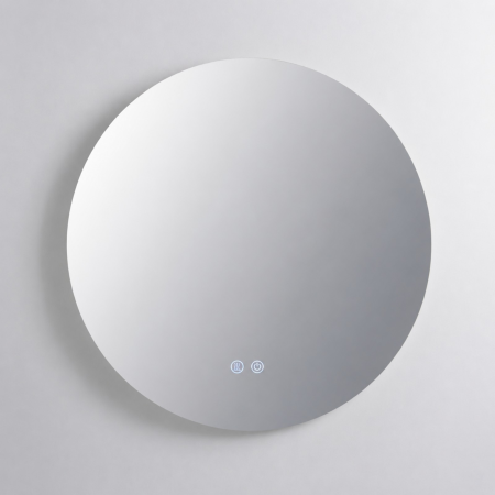Oglinzi LED Rotunde - Oglinda LED DY006, Rotunda 60cm, Intrerupator Touch Si Dezaburire, 3 Tipuri De Lumina Si Dimabila