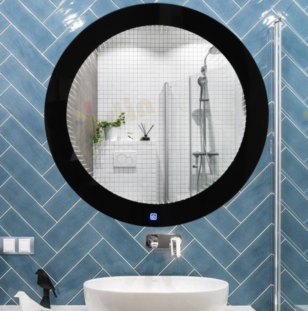 Oglinda LED DY019X, Rotunda 70cm, Intrerupator Touch, 3 Tipuri De Lumina Si Dimabila [1]