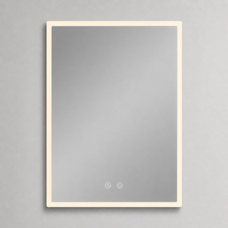 Oglinzi LED - Oglinda LED DY035, 60x80, Intrerupator Touch Si Dezaburire, 3 Tipuri De Lumina Si Dimabila, Margine Mata