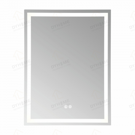 Oglinda LED DY037, 60x80, Intrerupator Touch Si Dezaburire, 3 Tipuri De Lumina Si Dimabila, Margine Mata [4]