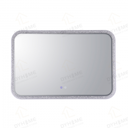 Oglinda LED DY052, 100x65, Intrerupator Touch Si Dezaburire, 3 Tipuri De Lumina Si Dimabila, Rama din Acril [6]