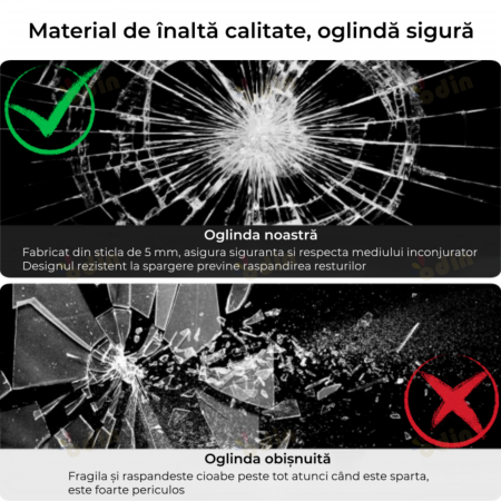 Oglinda LED DY057-101, 60x90, Intrerupator Touch Si Dezaburire, 3 Tipuri De Lumina Si Dimabila [7]