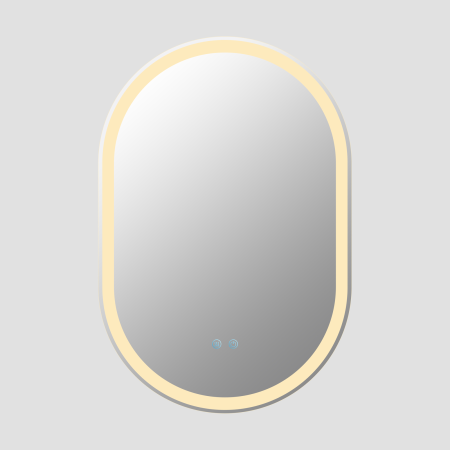 Oglinzi LED Dreptunghiulare - Oglinda LED DY061-100, 60x90, Intrerupator Touch Si Dezaburire, 3 Tipuri De Lumina Si Dimabila, Margine Mata