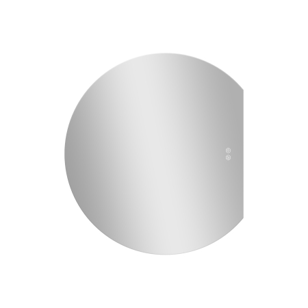 Oglinda LED DY22020-1, Semicerc 80x70, Intrerupator Touch Si Dezaburire, 3 Tipuri De Lumina Si Dimabila [8]
