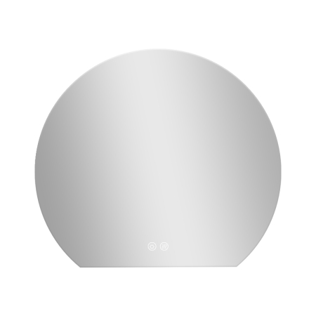Oglinda LED DY22015, Semicerc 100x84, Intrerupator Touch Si Dezaburire, 3 Tipuri De Lumina Si Dimabila [7]