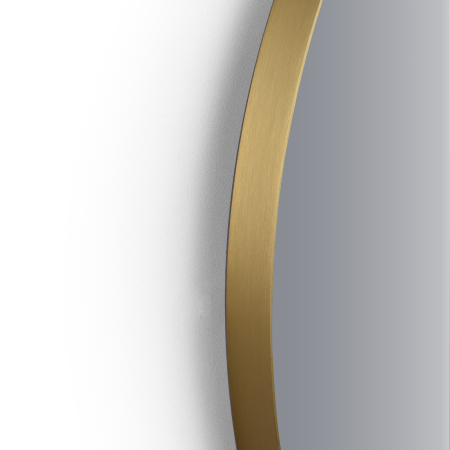 Oglindă Odin rotundă 70cm, ramă din aluminiu auriu, montare perete, OD-11 [3]
