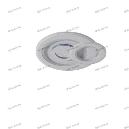 Plafoniera LED circular design alb, 3 tipuri de lumina, 108W [1]