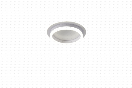 Plafoniera LED circular design alb, 3 tipuri de lumina, 50W [3]