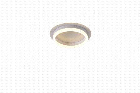 Plafoniera LED circular design alb, 3 tipuri de lumina, 50W [2]