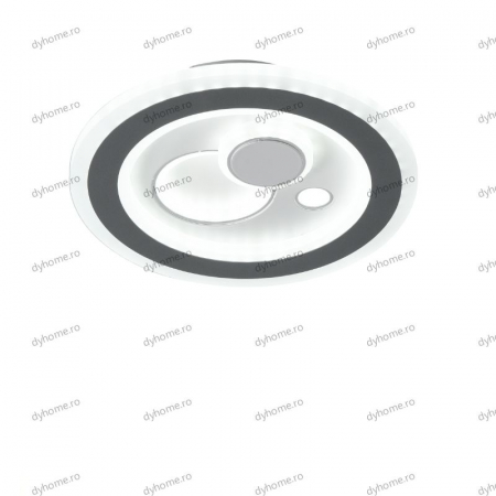 Plafoniera LED circular design alb, 3 tipuri de lumina, 60W [1]
