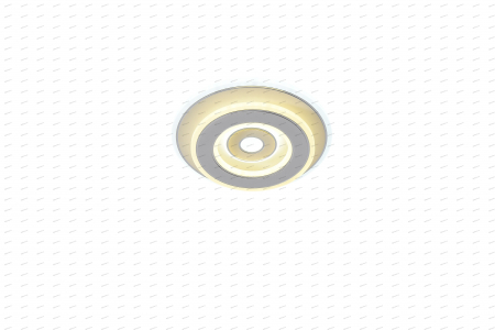 Plafoniera LED circular design alb, 3 tipuri de lumina, 72W [2]