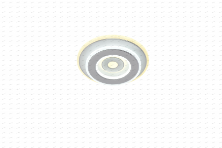 Plafoniera LED circular design alb, 3 tipuri de lumina, 72W [4]