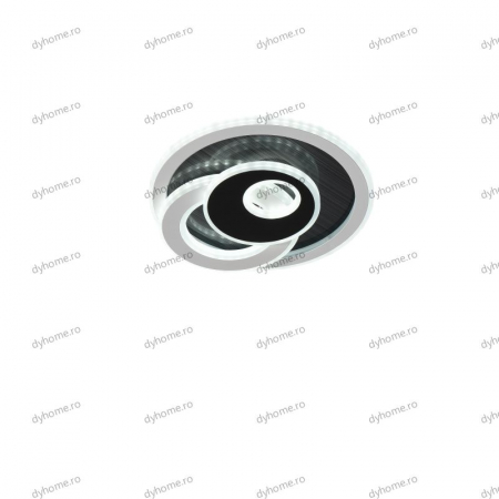 Plafoniera LED circular design alb, 3 tipuri de lumina, 74W [4]